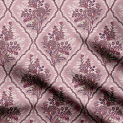 vintage flowers pattern Print Fabric