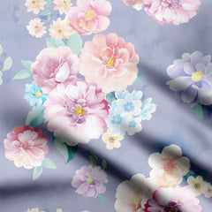 classicle flower buttas Cotton Fabric