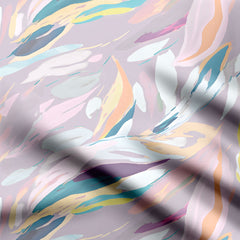 abstract strips Print Fabric