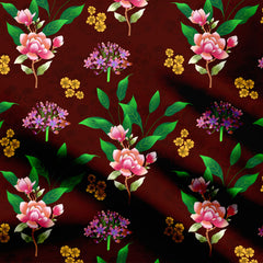 Blooming mangolia Print Fabric