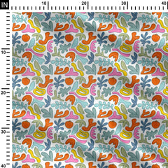 pattern of colours Print Fabric