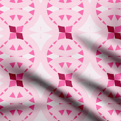 Geometric circles Print Fabric