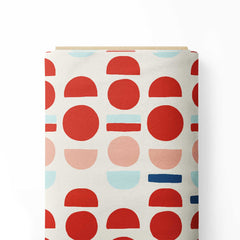 Dots and dashes Pattern color 2 Print Fabric