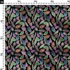 Color Intense Tropical Abstracts Print Fabric
