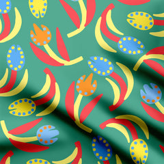 tiny tulips colorway 2 Print Fabric