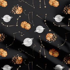 cookies and stars Print Fabric