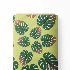 Monstera design Print Fabric