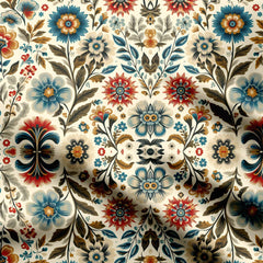 Floral Design Print Fabric