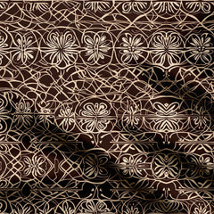 Chocolate Dilution Print Fabric