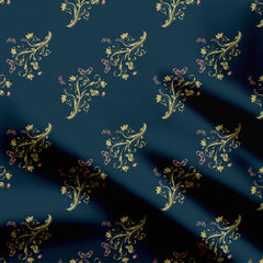 Design Floral Ogee Print Fabric