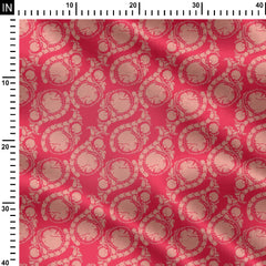 Regenerative Paisley Art Print Fabric