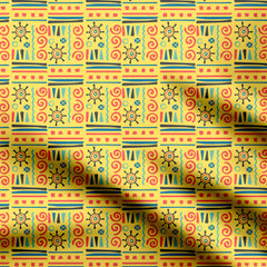 Tribal pattern Print Fabric