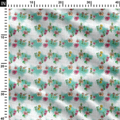 water color roses Print Fabric