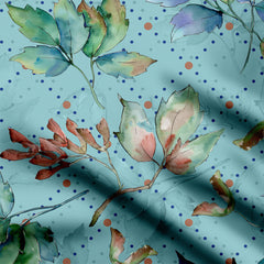 water colour floral Print Fabric