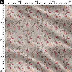 tropical flower style Print Fabric