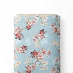 vintage style floral Print Fabric