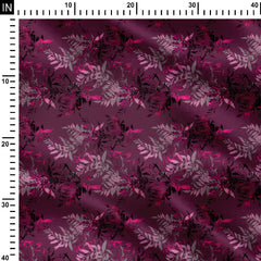 leaf pattern Print Fabric