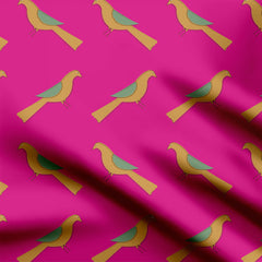 Bird print ethnic pattern Print Fabric