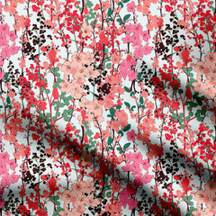 the mini flowers family Print Fabric