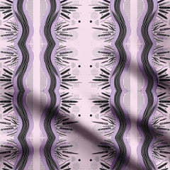 Lavender Abstract Print Fabric