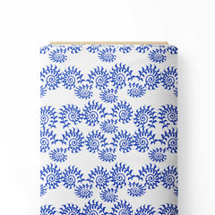Blue Sea Print Fabric