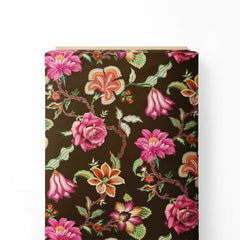 flowers vintage look Print Fabric