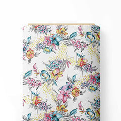 new art flower Print Fabric