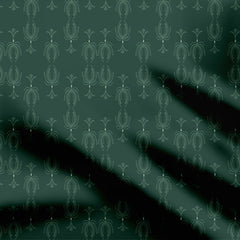 Emerald monochrome Print Fabric