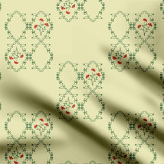 Serene Botanical Print Fabric