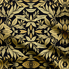 Golden Leaf's Print Fabric