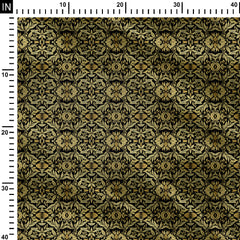 Golden Leaf's Print Fabric