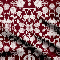 Red Batik Elegance Print Fabric