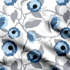 Vectro flowers Print Fabric