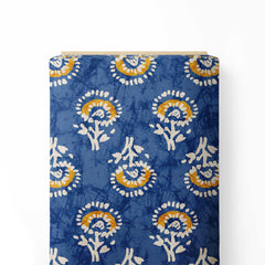 Bagru Mars Blue Print Fabric