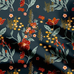 Abstract florals Print Fabric