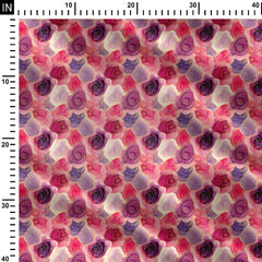 roses multicolours Print Fabric