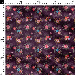 Natural flower Print Fabric