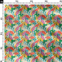 flower of color Print Fabric