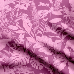 muted tropical design Print Fabric