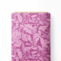 muted tropical design Print Fabric
