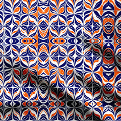 Azulejo Marfinn Tone Print Fabric