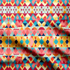 Summer Harlequin Print Fabric