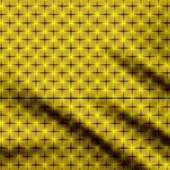 Yellow Shiny Dilution Print Fabric