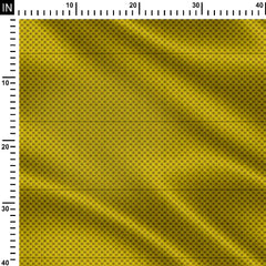 Yellow Shiny Dilution Print Fabric