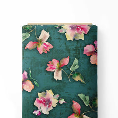 Ethereal Floral Print Fabric