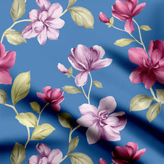 Twilight Blossom Breeze Print Fabric