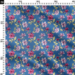 Twilight Blossom Breeze Print Fabric