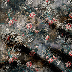 Glass Blossom Elegance Print Fabric