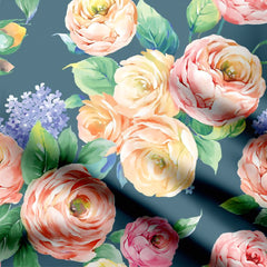 floral butta Print Fabric