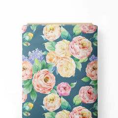 floral butta Print Fabric